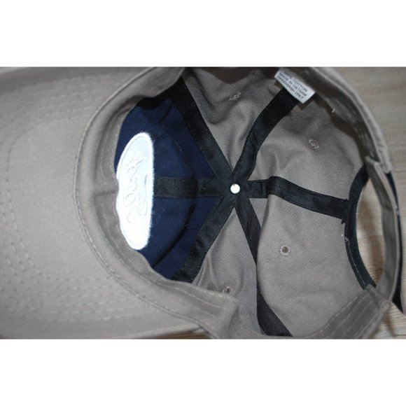 Ford Logo Hat Two Tone Embroidered Cap Navy/Grey Excellent Condition - Picture 7 of 7